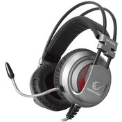 Resim SNOPY RAMPAGE SN-RW6 RAPTOR 7.1 TİTRESİMLİ GÜMÜŞ/SİYAH MİKROFONLU KULAKLIK 