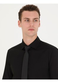 Resim Pierre Cardin Erkek Siyah Basic Gömlek 50268186-vr046 Siyah 