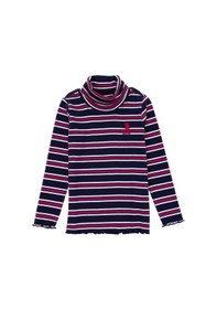Resim U.S. Polo Assn. Kız Çocuk Lacivert Balıkçı Yaka Sweatshirt 50296286-VR033 