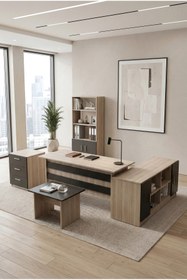 Resim Yurudesign Vario Abcdf Ofis Büro Masa Takımı 3 Renk 