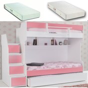 Resim Setaymobilya Ranza, Cesur Pembe + 2 Adet Comfort Yatak, Setay Genç Odası 