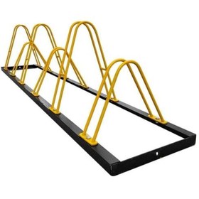 Resim Soylu Grup Kent ve Bahçe Mobilyaları Bisiklet Parkı, Park Yeri Altılı Eko Çift Yönlü 40x225 cm 