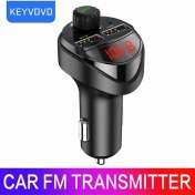 Resim Ganbao Beyaz Araba Handsfree Bluetooth 5.0 Fm Verici Araç Kiti Mp3 Çalar Handsfree Hoparlör Ses Tf Kart Adaptörü Alıcı USB Hızlı Şarj Cihazı (Yurt Dışından) 