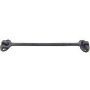 Resim Antika Tarz Dekoratif Pirinç Çengeli - 20cm, Oksit 