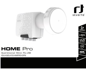 Resim Inverto Home Pro ULN Quad LNB Full HD 4K Uyumlu 