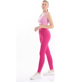 Resim Josejuan Kadın Karyoka Dikiş Detaylı Toparlayıcı Spor Tayt 7113-fuşya Fuşya 