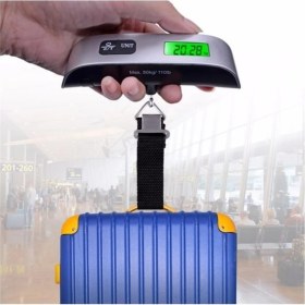 Resim Taşınabilir 50 kg Bagaj Terazisi, Güvenli ve Hassas Ölçüm 