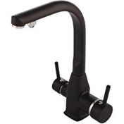 Resim Pemax Water Solutions Arıtma Çıkışlı 3 Yollu Prizma Batarya Siyah Renk 