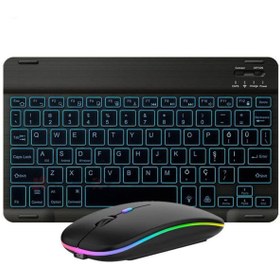 Resim Genel Markalar Xiaomi Redmi Pad Se Rgb Işıklı Bluetooth & Wireless Türkçe Klavye Mouse Seti 