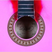 Resim Gitar Şeklinde Seyahat Travel Cajon Kahon Kajon Pembe Rodrigo