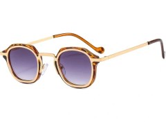 Resim Elmpaly C9 Bean Çiçek Gri Gradyan Retro Küçük Yüz Metal Punk Gözlük 12+ 