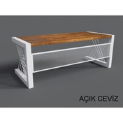 Resim NT Concept Ntconcept Doğal Ahşap Ofis Ve Çalışma Masası-85cm-260cm-renk Seçenekli 