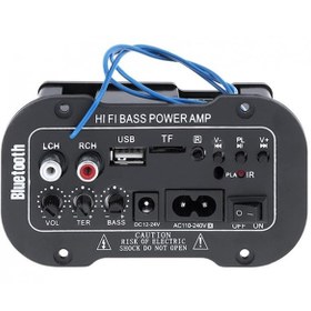 Resim Oto/Motorsiklet/Ev S5 Mini Bass Amfi+Kumanda 