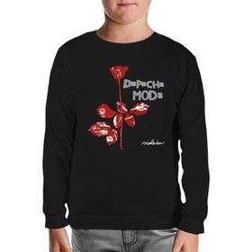 Resim Lord T-Shirt Depeche Mode - Violator Siyah Çocuk Sweatshirt 