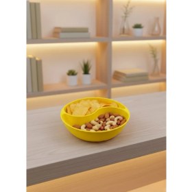 Resim Najmaddin Dekoratif Sarı Çerezlik Kase 4’lü Set 3X12 cm - NJ001P-4IERZ6 