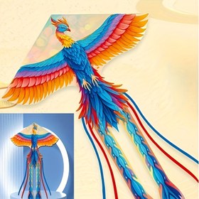 Resim 1 adet Canlı Fırtına Kite - Büyük, Renkli Polyester Rüzgar Çantası ile 50m Çizgi Tahtası, Kolay Kurulum ve Uçuş, Plaj, Park ve Açık Hava Eğlencesi için Mükemmel, İdeal Tatil Hediyesi, Açık Hava Eğlencesi | Canlı Kite Tasarımı | Dayanıklı Polyester 