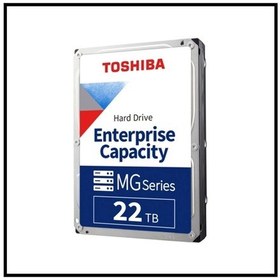 Resim Toshıba Enterprıse, Mg10afa22te, 3.5", 22tb, 512mb 7200 Rpm, 7/24 Güvenlik, Data Center, Nas, Server 