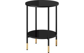 Resim IKEA Yan Sehpa, Siyah, 45 cm 