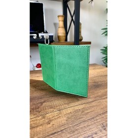 Resim Efe Deri Dikişli Araç Ruhsat Kılıfı Kabı Ruhsatlık Ruhsat Koruyucu 