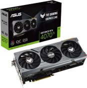 Resim ASUS TUF GAMING GeForce RTX 4070 OC Edition 12GB GDDR6X 192 Bit DLSS 3 Ekran Kartı 