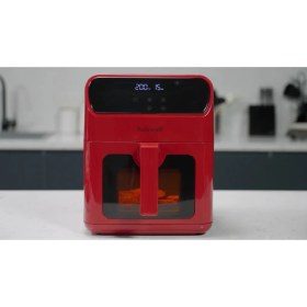 Resim Robwell AS28 Airfryer Halojen Isı Sistemli Sesli Uyarı Xl Yağsız Hava Fritözü Robx Türkiye Garantili 
