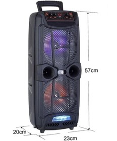 Resim damla elektronik KTS-1743 RGB/Karaoke/Usb/H.Kartı/FM/Bluetooth Hoparlör 35 Rms 