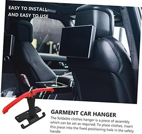 Resim CALLARON 1pc Tekli Araba Giysi Askısı Güvenlik Korkuluğu Amaçlı Koltuk Arkası Askı 