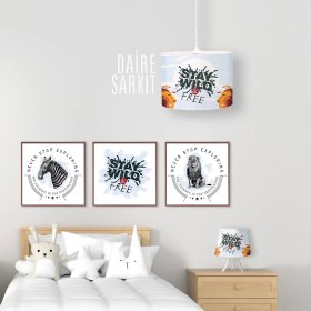 Resim Popcorn Kids Kıng Daire Sarkıt Aydınlatma (Large) 