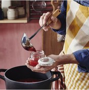 Resim IKEA ölçülü kepçe, paslanmaz çelik-kayın, 32 cm 