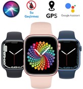 Resim TECHNOMEN Mg-37 Watch 7 Akıllı Saat Kablosuz Şarj 2 Tuş Aktif Ios Android Tüm Telefonlara Uyumlu Arama Özel 