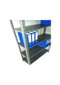 Resim Raf Burada 6 Katlı Galvaniz Çelik Raf - Depo, Arşiv, Kiler, Dosya, Market Rafı-31x60x200 cm- 0.70 mm 