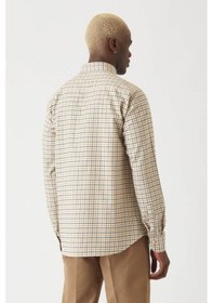 Resim Bisse Erkek Regular Fit Uzun Kollu Spor Gömlek Kahve Gm22k222107 D11 Çok Renkli 