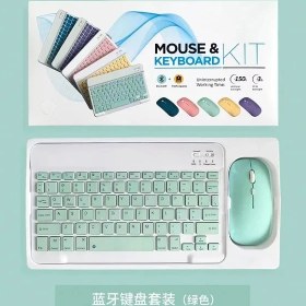 Resim 2Guoyang Yeşil Ipad Xiaomi Mi Pad Huawei Samsung Tablet Sihirli Kontrol Kablosuz Klavye Fare Seti Desteği Android Ios Windows Sistemi 2022 (Yurt Dışından) 