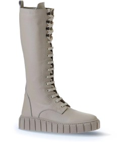 Resim Bueno Shoes Bej Deri Kadın Spor Çizme 01wt3411 