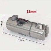 Resim Duş Başlığı Tutucu, El Duşu Vantuz Tutucu, Duvar Duş Başlığı Aparatı, Değiştirilebilir Evrensel Duş Kaydırıcısı P20241126358 21 Mm Fırçalanmış 