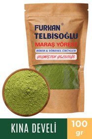 Resim Furkan Telbisoğlu Maraş Yöresi Toz Kına Develi ( Organik, Yeni Mahsül,Doğal) 100GR 
