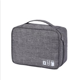 Resim Müstesna Organiser Organizer Elektronik Çantası Kaliteli Hdd Ssd Kulaklık Takım Korumalı Çanta 