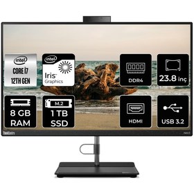 Resim LENOVO THİNKCENTRE NEO 30A i7 1260P 8GB RAM 1TB SSD 23.8" FHD 