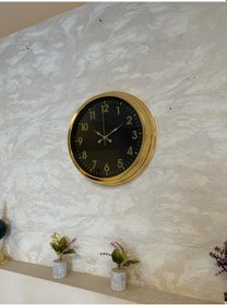 Resim Büro Ev Ofis Hediyesi İçin 40cm Golden Prestij Trend Duvar Saati Diğer 