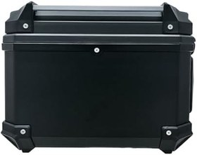 Resim WHEELIE XT577-B 55 Litre Motosiklet Arka Çanta Siyah Su Geçirmez ABS Top Case Bagaj Üniversal 