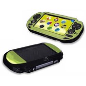 Resim PS Vita 1000 Koruma Kılıfı Alüminyum Kasa Playstation Vita Çerçeve Koruyucu Yeşil Renk 