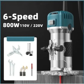 Resim 600 Watt Profesyonel Formika Traşlama Freze Makinası 6 mm Pens 2 Yıl Garantili Ürün... 