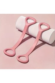 Resim Yenimiyeni Egzersiz Esnetme Direnç Lastiği Pilates Fitness Spor Direnç Bandı Esneme Lastiği 