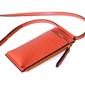 Resim MIANQA Vegan Elma Derisi Telefon Çantası Kiremit 