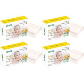 Resim Agarta El Yapımı Doğal Sabun 150GR Bebek (4 Lü Set) 