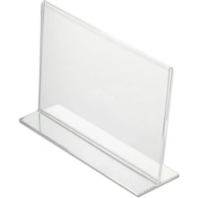 Resim Soylu Pleksi A3 T Tipi Yatay Föylük Broşürlük Şeffaf Pleksi SV249 