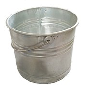 Resim Onurçeşitpazarı Metal Galvaniz Su Kovası 29 Cm Yuvarlak Su, Süt Kovası Diğer 