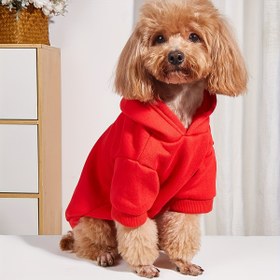 Resim 1 adet Yazlık Pet Giysileri - Köpekler ve Kediler için Sevimli Kapüşonlu Kıyafet - Tüylü Arkadaşınızı Serin ve Şık Tutun 