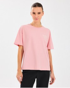 Resim Skechers W Loose Fit Graphic Tee T-shirt Kadın Pearl Blush Tshirt S2510134-609 