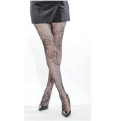 Resim Buket Dantel Külotlu Çorap Siyah 